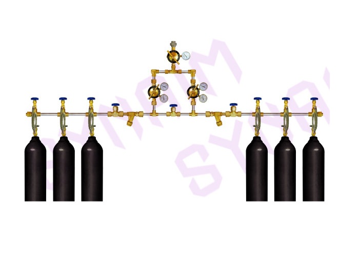 SR8300系列半自(zì)動切換氣體(tǐ)彙流排